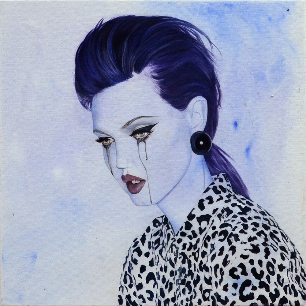 Anielka Hampson Painting Bad News Sally